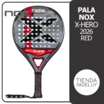 Pala de Padel Nox X-Hero Red 2026

Precio: USD 200

Energia, Confort y Diseño en una sola pala.

La X-Hero es la pala ideal para jugadores de nivel principiante e intermedio que buscan equilibrio entre consistencia, confort y manejabilidad para disfrutar de cada partido o entrenamiento.

Su formato redondo y materiales de última generación garantizan el máximo control en cada golpe, ofreciendo una experiencia dinámica y divertida en pista.

Incorpora tecnologías de gamas superiores, como el núcleo de goma HR3, que mejora la potencia y el tacto, un marco de carbono que aporta resistencia y estabilidad, y caras de fibra de vidrio 3K, que optimizan la salida de bola.

Tecnologías:
Fiber Glass 3K (FG3)
Tejido de fibra de vidrio con tres capas que generan un grado de mayor espesor fomentando la resistencia y durabilidad del producto.

HR3 White Eva
Núcleo con goma HR3 blanca de baja densidad, aporta sensación de gran control. Ideal para palas con tacto blando y peso reducido.

Dynamic Composite Structure (DCS)
Con la aplicación de más cantidad de material desde el marco hasta cuatro centímetros dentro de la cara se logra que no se note la diferencia de dureza entre marco y cara. Lo que reduce el riesgo de rotura de fibras cuando se golpea la bola con la parte exterior de la pala.

Carbon Frame
Marco de carbono. Utilizando este material en los marcos se otorga más rigidez y durabilidad al marco y a la pala en general.

Características:
Nivel de Juego: Principiante / Intermedio
Tipo de Juego: Control
Balance: Medio Bajo
Tacto: Soft
Forma: Redonda
Marco: Carbono
Núcleo: HR3 White Eva
Cara: Fiber Glass 3K
Superficie: Brillo
Potencia: 75/100
Control: 100/100
Peso: 350 – 360 grs.
Grosor: 38 mm.

TPUY

#palanox #noxpadel #padeluruguay #padelmasculino #padelfemenino